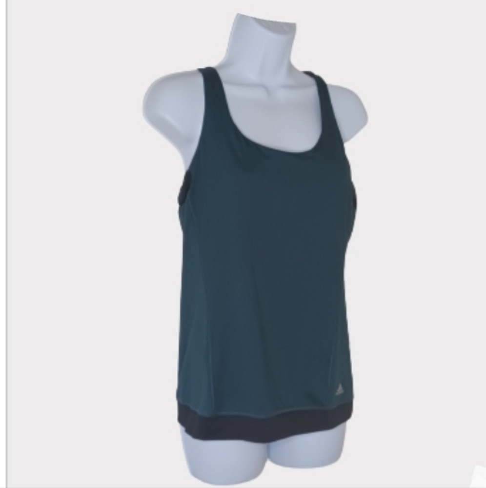 Adidas Climalite tank in blue, sz M